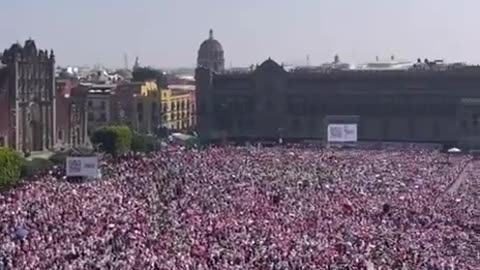 Massive protest against Mexico's President