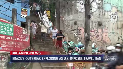 Inside Brazil Field Hospital Battling Coronavirus | NBC Nightly News