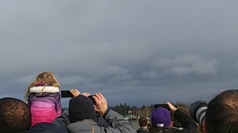 Boeing 777x takeoff from Paine Field