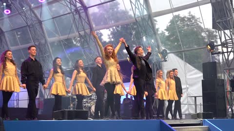 Auftritt Riverdance auf dem Bürgerfest des Bundespräsidenten am Schloss Bellevue Berlin 27.8.2022