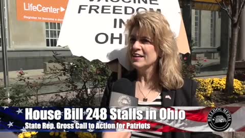 Bulldog Media Interviews OH State Rep. Jennifer Gross At Vaccine Protest