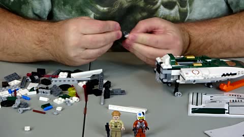 Unboxing Lego 75248 Resistance A-Wing Starfighter Set