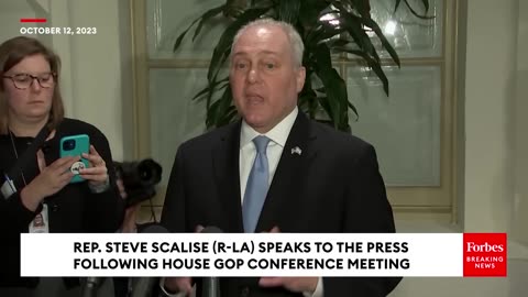 JUST IN- Steve Scalise Claims 'Support Continues To Grow' Following 'Very Productive' GOP Meeting