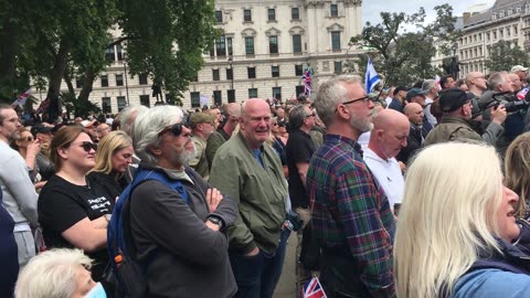 Laurence Fox at Free Speech Rally, Parliament Square London, 1/6/2024