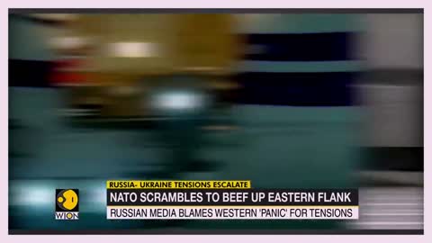 Russian TV plays down escalating crisis, blames western 'panic' for tensions in Ukraine