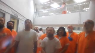 J6 Political Prisoners Pray And Sing National Anthem In Jail