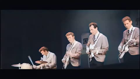 The Ventures - Wipe Out - Live In Japan in 1965 in color!