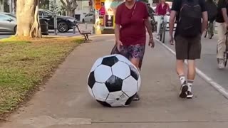 Last Guy 🤦🏻_♂️ BEST Huge Ball Reactions! ⚽️ #shorts