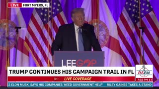 TRUMP: "The harder our enemies hit me, the stronger and more determined I get."