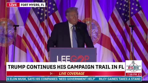 TRUMP: "The harder our enemies hit me, the stronger and more determined I get."