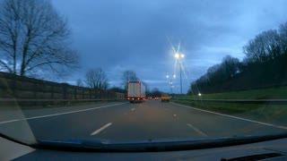 Evening driving speedlapse GoPro 1st Jan 2021