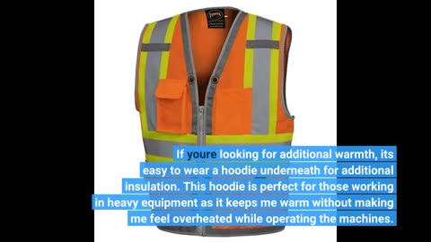 Pioneer High Visibility Flame Resistant Zip-Style #Safety Hoodie-Overview