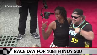 May 26, 2024 - Tamika Catchings & Drew Powell on the Indy 500's Red Carpet