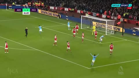 arsenal vs man city 3-1premiere league