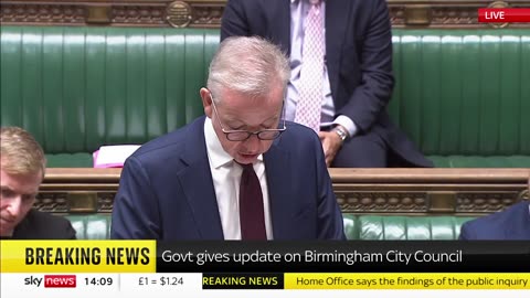 Michael Gove: Government to launch inquiry into Birmingham City Council