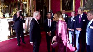 King Charles shares a kiss with Stella McCartney