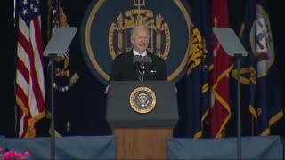 Biden Does Creepy Whisper AGAIN At Naval Academy Graduation