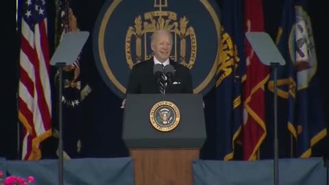 Biden Does Creepy Whisper AGAIN At Naval Academy Graduation