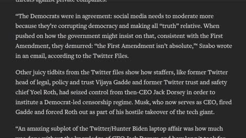 Elon Musk Releases the 'Twitter Files' Exposing Government-Corporate Conspiracy to Crush Free Speech