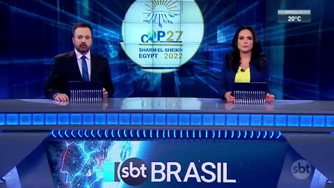 Lula se encontra com representantes no Egito | SBT Brasil (15/11/22)