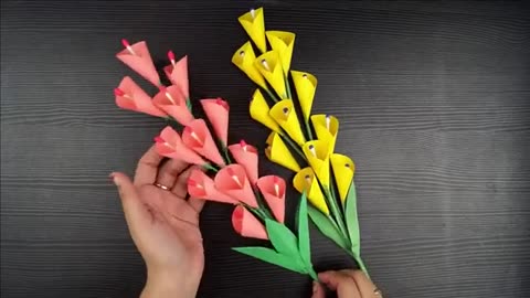 HOW TO MAKE CRAFT PAPER FLOWERS