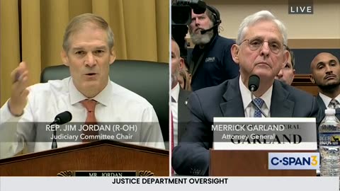 Jim Jordan Confronts Merrick Garland On Slow-Walking Hunter Biden Investigation