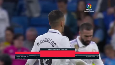 Real Madrid vs rayo vallecano // 2-1