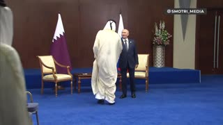 Putin and the Emir of Qatar met on the sidelines of the Conference