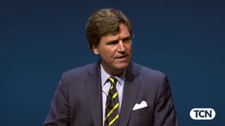 Tucker Reacts to Trump vs. Biden Debate During Sydney, Australia Speech