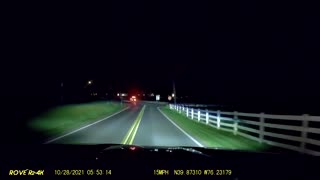 Sparks Fly as Amish Buggy Drifts Around Corner