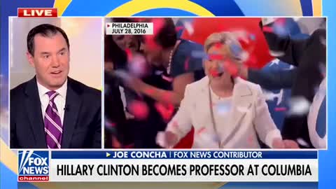 'What's On Day One?': Joe Concha Reacts To Hillary's Teaching Gig