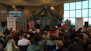 Ron DeSantis Delivers Remarks at the AmFree Presidential Candidate Forum in Sheffield, Iowa