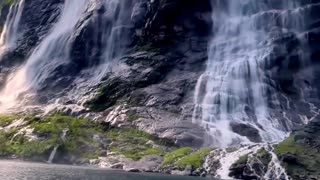 Geiranger Fjord waterfall, Norway