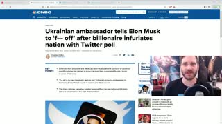 ELON MUSK PROVES THAT ALL THESE CRIMINALS DON'T WANT PEACE IN UKRAINE