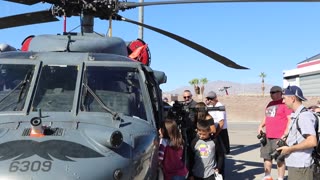 Action at the Nellis Air force Base in North Las vegas on November 11, 2017.