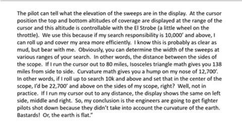 RETIRED F-16 PILOT SAYS THE EARTH IF FLAT. HIS EXPERIENCE PROVES THIS