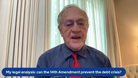 My legal analysis: can the 14th Amendment prevent the debt crisis?
