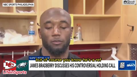 James Bradberry admit controversial call was a hold