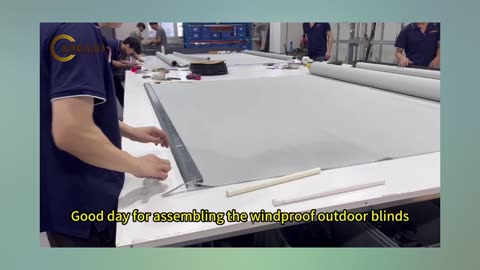 2023 year best supplier for China KAKADU ALUMINUM zip track outdoor blinds manufacturers