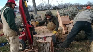 Splitting Logs on a Saturday