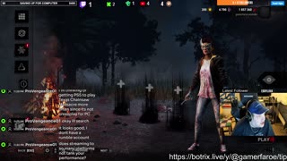 First Stream on ruble playing dead by daylight