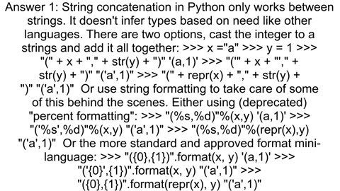 How do I add a string and an int object in Python