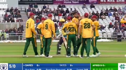 Shaheen Sha Afridi takes 4 wickets in one over