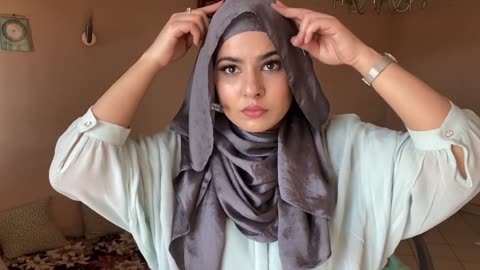 3 Fancy Party Wear Hijab Style With Earrings || Hijab Tutorial 2020