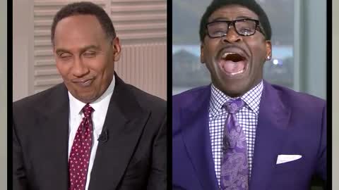 When we keep Stephen A. TOTALLY quiet that means we're TOTALLY winning - Michael Irvin