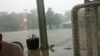 Paris Texas Torrential Rain 7/3/23