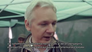 Julian Assange - Intervju på "stoppa krigskoalitionen" 2011 - Svensk undertext.
