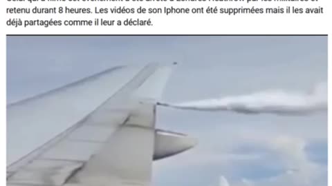 CHEMTRAIL LIVE FILMED BY A PASSENGER