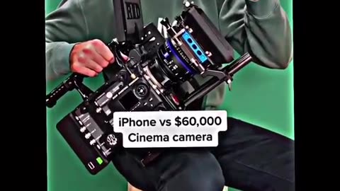 iPhone vs $60.000 cinema camera