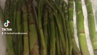 How to cook 🧑‍🍳 Asparagus 😌easy and fast 💨 very delicious 🤤